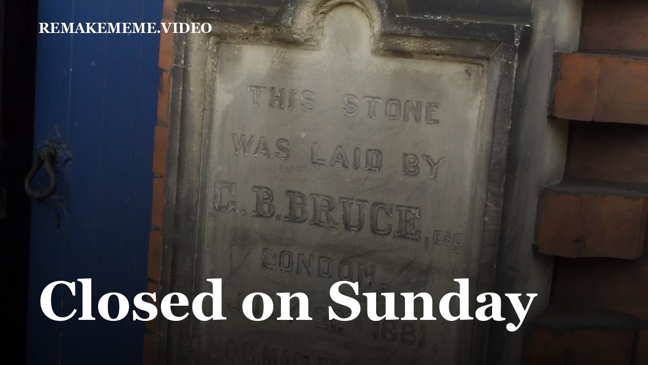 A pale blue-lit crowd swaying, the stand-in clip for the Closed on Sunday format